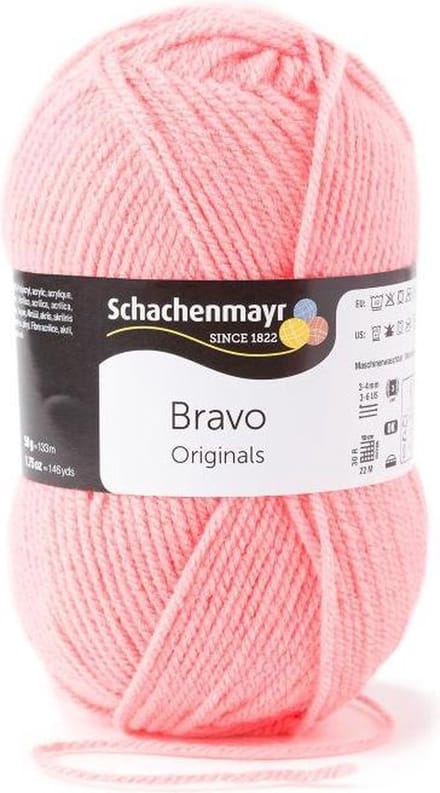 Bravo Wol - 50 gram -  Lichtroze