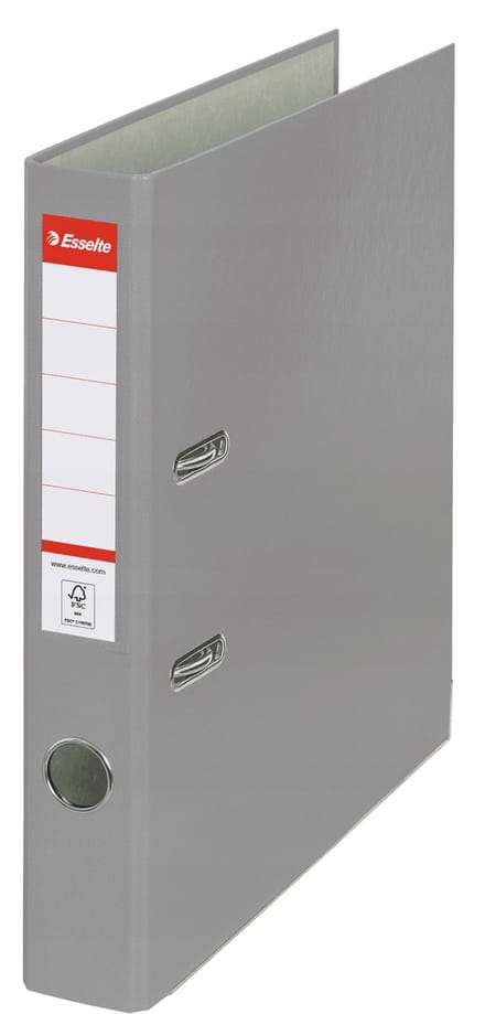 Esselte Eko 81172 - Ordner - A4/50mm - Grijs - Duurzaam - Milieuvriendelijk - Stevig