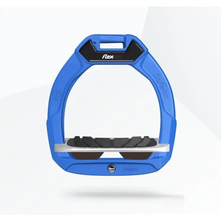 Veiligheidsstijgbeugels Rijhoek Grip Blauw/Grijs/Bruin Kinderen Flex-On Safe-On