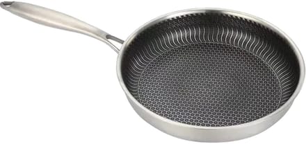 Cheffinger Koekenpan - 24cm - RVS - Honingraat - Inductie