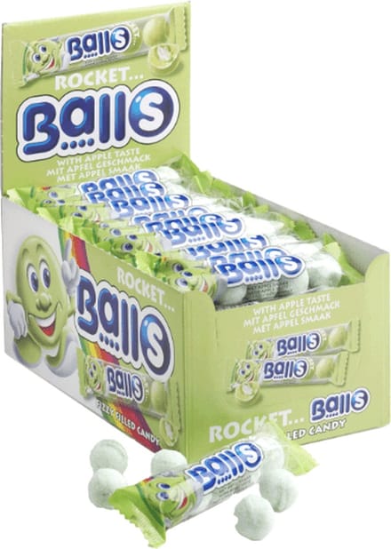 Astra Sweets | Rocket Balls | Appel | 5-pack