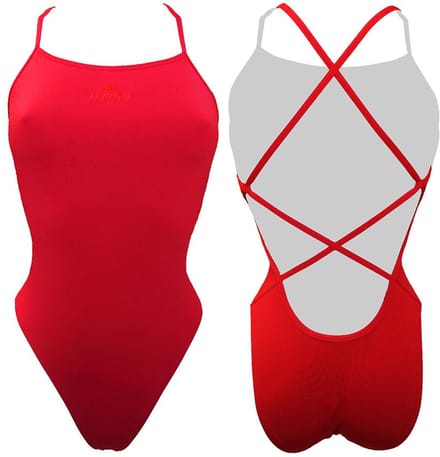 Turbo Patron Sirene Zwemkleding Rood 10 Years Meisje