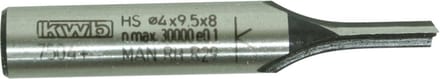 KWB - Gleuffrees schacht 8mm - HM - Vingerfrees - 4mm