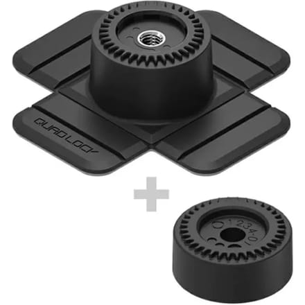 Motor smartphone houder met flexibele zelfklevende basis Quad Lock 360