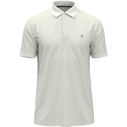 Original Penguin Heren Polka Dot Regular Poloshirt (Helder wit)