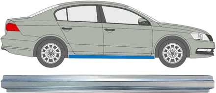 Reparatie dorpel voor Volkswagen Passat B7 2010-2015 / Rechts