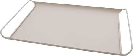 Point-Virgule dienblad uit metaal poederroze mat 45x29.3x3.7cm