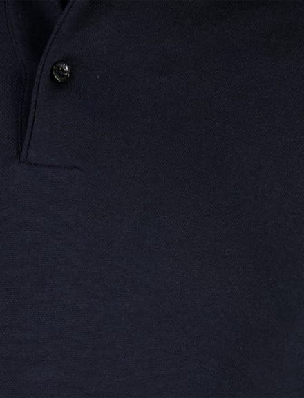Poloshirt BOSS Black nay normale fit 3 knoops