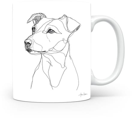 Beker Jack Russell Terriër