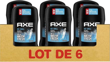 Axe Ice Chill Deodorant Stick 6x50 ml - Iced mint en Citroengeur