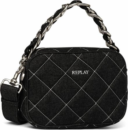 REPLAY Schoudertas Crossbody Bag Black Zwart