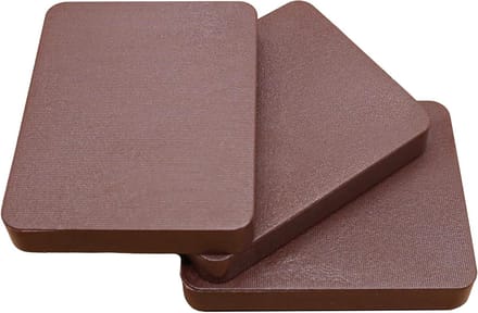 SKIR'CO (6 pieces) Plastic Flat Shims 10mm, Frame Spacers 53 x 66mm, Solid Leveling Spacers, Door and Window Frame Packers