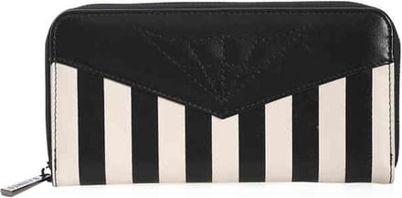Banned - Another Lost Soul Striped Dames portemonnee - Zwart
