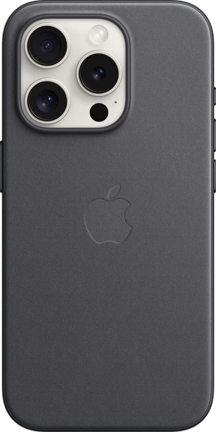 Apple FineWoven Case with MagSafe geschikt voor iPhone 15 Pro - Black