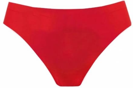J&C dames string naadloos - Invisible string - Onzichtbaar - Schijnt niet door - Ondergoed - Rood / M