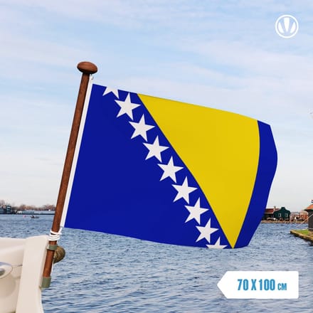 Vlag Bosnie en Herzegovina 70x100cm