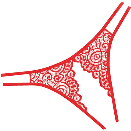 Adore Lovestruck Slip met open Kruis - Rood