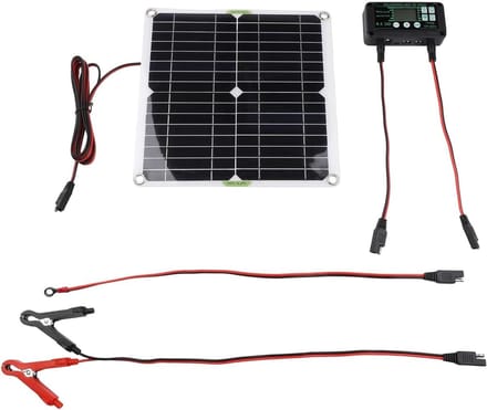 Zonne Batterij Lader - Intelligente Controller - Accu's Opladen - MPPT Technologie - 20W Vermogen - Zoals Afgebeeld