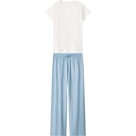 Esmara Kids Kinder pyjama (Wit/blauw, 158/164)