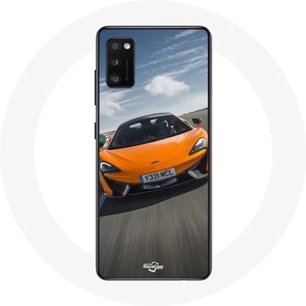 Coque - McLaren - Galaxy A41 - Orange - Formule 1 - Souple orange