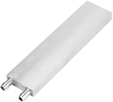 Aluminium Waterkoelingsblok voor Laptop en PC Koelsystemen - 40x160x12 mm