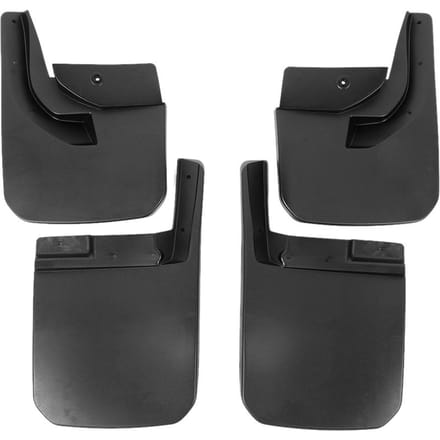 4 Pièces Bavettes de Voiture Garde-boue Bavette Gardes Ailes Remplacement pour JL 2018 + black