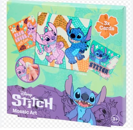 Disney Lilo & Stitch foam mosaic art - 3 kaarten