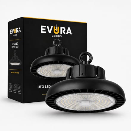 Evura Goods UFO LED High Bay - 200W - 6000K - IP65 - Dimbaar - 36000 lumen