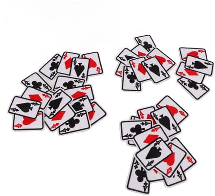Speelkaarten Patch - Stofstickers Kleding - Kleding Versieren