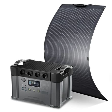 ALLPOWERS Zonnegeneratorset 2400W (S2000 Pro + SF100 100W flexibel zonnepaneel) - S2000 Pro+ SF100 Zonnepaneel 100W
