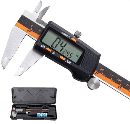 Professionele Digitale Schuifmaat met handige Opbergcase - Incl. extra batterijen - RVS - 150mm meetbereik