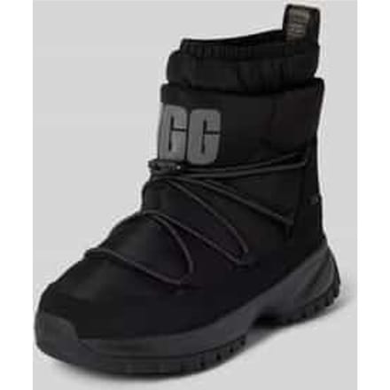 Boots met labeldetails en profielzool, model 'YOSE'