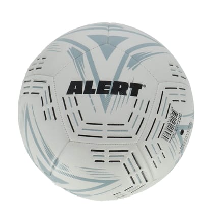 Alert Voetbal luxe wit grijs