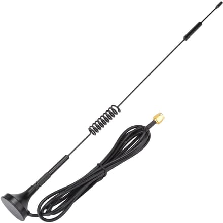 Dailygoods - High Gain Antenne - 10dBi - Magnetische Suction Cup Antenne - 433MHz - Geschikt voor Draadloze Modules - 31cm