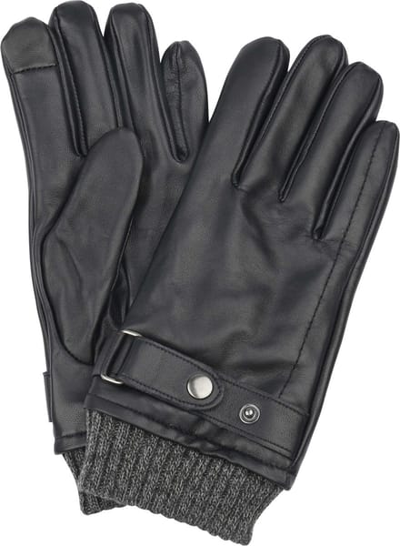 Suitable Handschoen Nappa Leer Zwart - Maat 10.5 - Heren