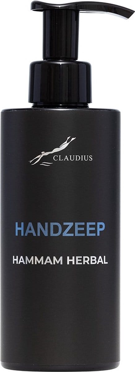 Handzeep Hammam Herbal 300 ml - met pomp - zwarte fles
