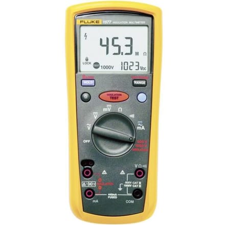 Fluke 1577 True-RMS isolatie multimeter in koffer - AC/DC 1000V & 400mA