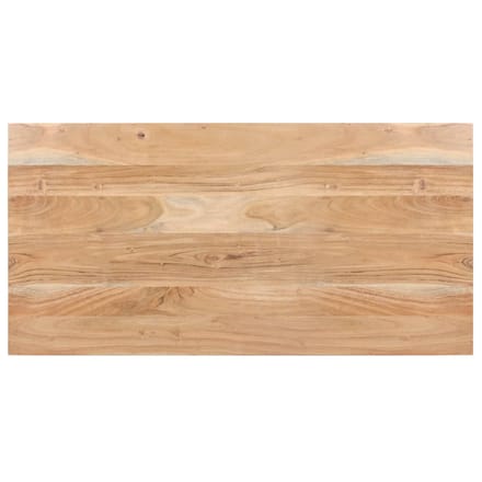vidaXL - Eettafel - 120x60x76 - cm - massief - acaciahout