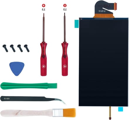 Vervangend LCD Display voor Nintendo Switch Lite met Screen Protector en Reparatieset, Inclusief Gereedschap