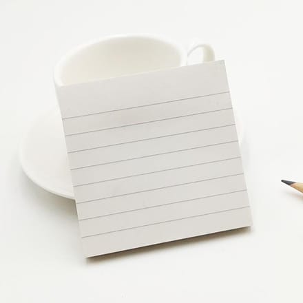 1 Set Livres (80 Pages/Livre) Bloc-notes adhésifs simples Fournitures de bureau one-size white