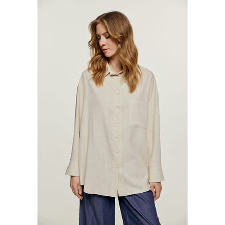 Shirt met zandzakdetail