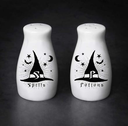 Alchemy - S-Spells / P-Potions Peper- en Zoutstel - Wit