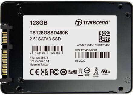 Transcend 128 GB mSATA SSD harde schijf SATA III TS128GSSD460K-VS1