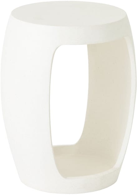MUST Living Coffee table Camber small,50x40x35 cm, fiber cement white