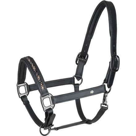 Halsband voor pony van leer Waldhausen Crystal