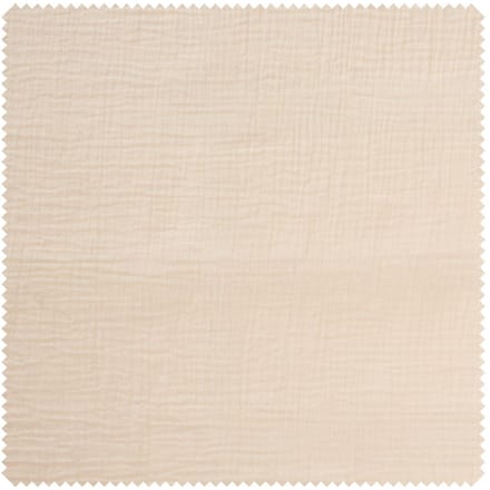 Musselin katoenen stof "Uni" - Linnen-Beige