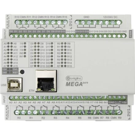 Controllino MEGA pure 100-200-10 PLC-aansturingsmodule 12 V