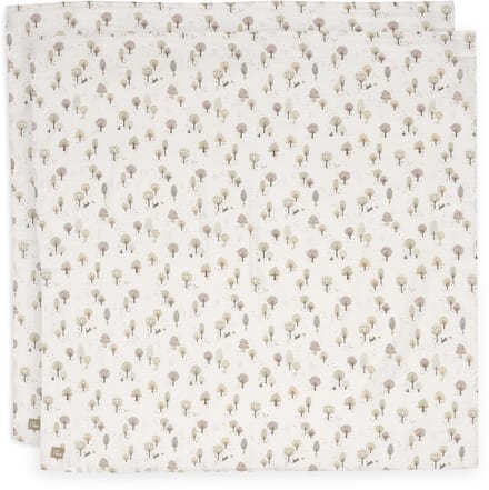 Jollein Hydrofiele Doek Large - 115x115cm - Tiny Park - 2 Stuks