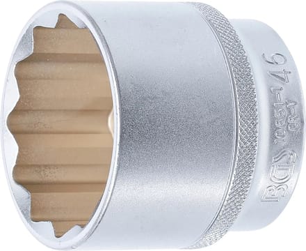 BGS Dopsleuteldop twaalfkant - 1/2 - 46 mm