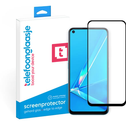 OPPO A72 screenprotector gehard glas Edge to Edge